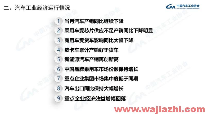 中汽协：9月汽车产销同比分别下降17.9%和19.6%